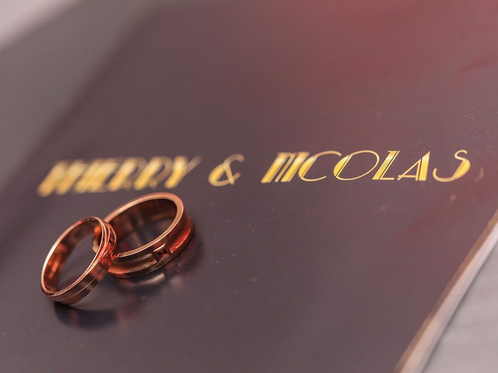 Faire-part mariage Thierry & Nicolas