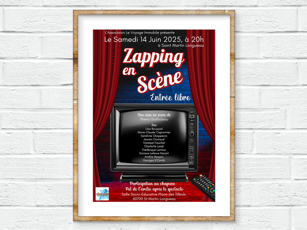 Affiche pour un spectacle de théâtre