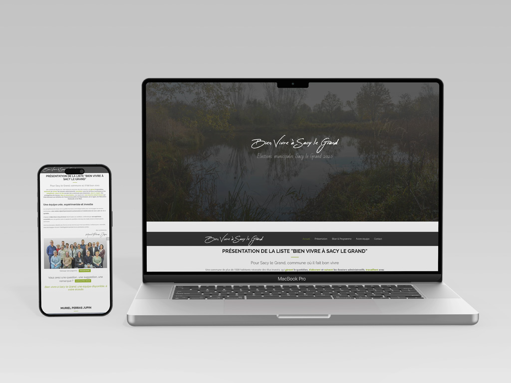 Site Internet Bien Vivre à Sacy le Grand